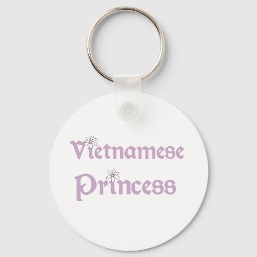 Daisies Vietnamese prinses Sleutelhanger (Voorkant)