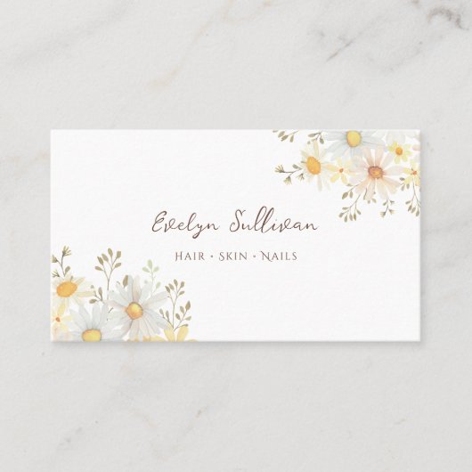 Daisies visitekaartje (Voorkant)