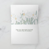 Daisies voor moed kaart (Binnen)