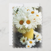 Daisies Vrijgezellenfeest Summer Invitation Kaart (Achterkant)