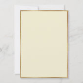 Daisies Waterverf Floral Modern Wedding Invitati Kaart (Achterkant)