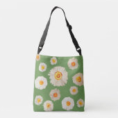 Daisies waterverf tekening Canvas tas (Achterkant)
