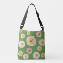 Daisies waterverf tekening Canvas tas