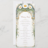 Daisies Wedding Ceremony Programma (Achterkant)