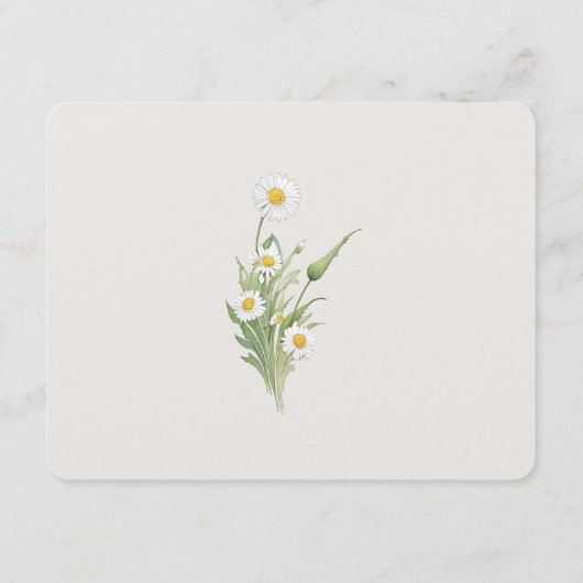  Daisies Wedding Informatie Informatiekaartje (Achterkant)