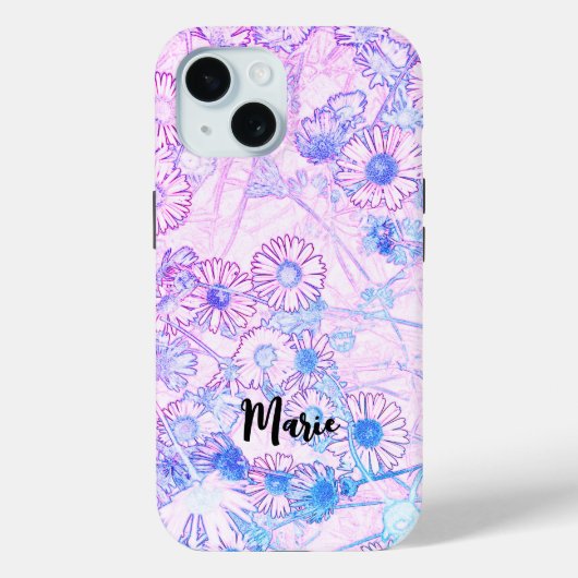 Daisies weidepatroon Case-Mate iPhone case (Achterkant)