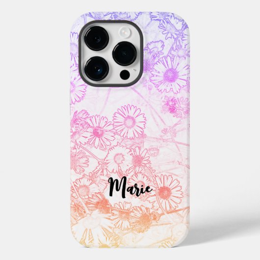 Daisies weidepatroon Case-Mate iPhone case (Achterkant)