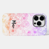 Daisies weidepatroon Case-Mate iPhone case (Achterkant (horizontaal))