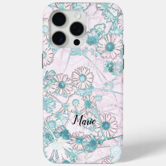 Daisies weidepatroon iPhone 15 pro max hoesje