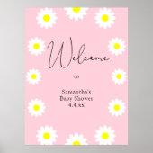 Daisies - Welkomstschuimbord Poster (Voorkant)