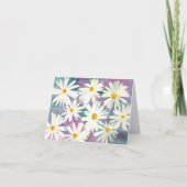 Daisies Wenskaart Notitiekaartje (Voorkant)