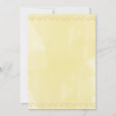 Daisies White Yellow Floral Typografie Save Save The Date (Achterkant)