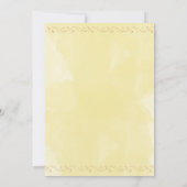 Daisies White Yellow Floral Typografie Save The Date (Achterkant)