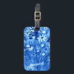 Daisies Wildflower Bouquet Waterverf Blue Bagagelabel<br><div class="desc">Voeg wat flair toe aan je bagage met dit kleurrijke bloempatroon. Hand geschilderd door mij, voor jou! Bekijk mijn winkel voor meer kleuren en patronen, plus accessoires zoals teenslippers, tassen, badmatten, handdoeken, cosmetische zakjes, mokken en douchegordijnen. Je kunt je eigen tekst altijd toevoegen. Laat me weten of je iets wilt...</div>