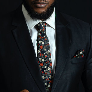 Daisies William Morris geïnspireerd door Floral Ma Stropdas