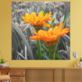 Daisies Wrapped Canvas Afdruk (Insitu (Woonkamer))