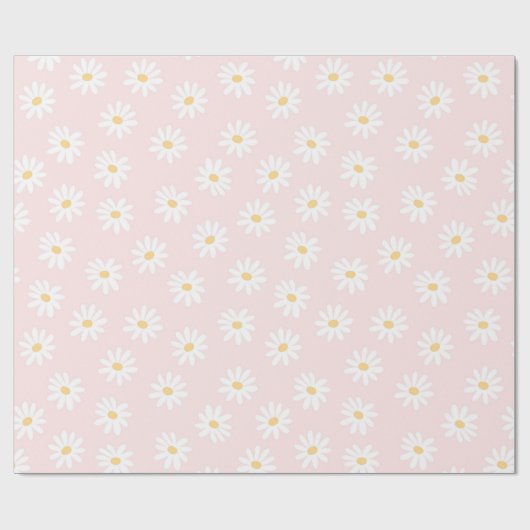 Daisies Wrapping Paper Cadeaupapier (Vlak)