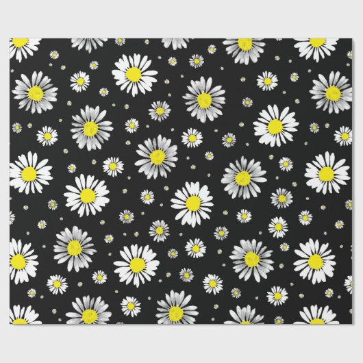 Daisies Wrapping Paper Cadeaupapier (Vlak)