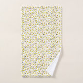 Daisies Yellow and White Elegant Sjabloon Trendy Bad Handdoek (Handdoek)