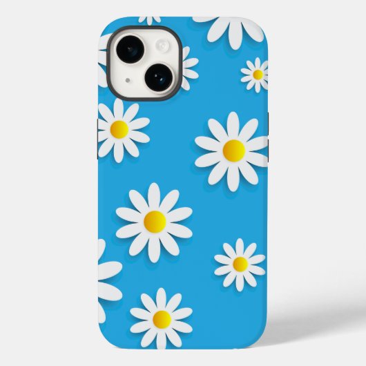 Daisies Yellow Girly Flower | iPhone 14 Hoesje-Mat Case-Mate iPhone Case (Achterkant)