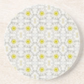 Daisies Zandsteen Onderzetter (Voorkant)