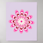 Daisy 03 Lavender Poster (Voorkant)