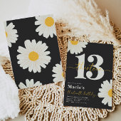 Daisy 13th Birthday Invitation Kaart