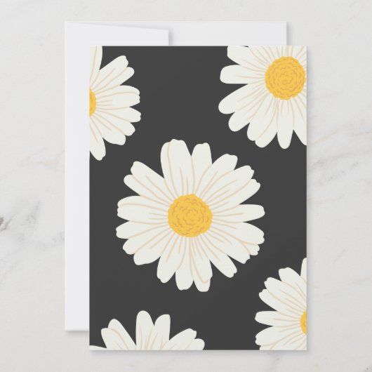 Daisy 13th Birthday Invitation Kaart (Achterkant)