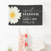 Daisy 16th Birthday Welkom Banner (Insitu)