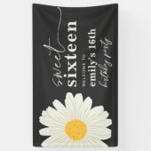 Daisy 16th Birthday Welkom Banner (Verticaal)