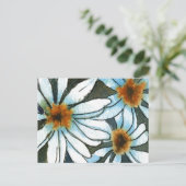 "Daisy 1" Floral Briefkaart (Staand voorkant)