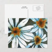 "Daisy 1" Floral Briefkaart (Voorkant / Achterkant)