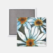 "Daisy #1" Floral Magnet (Voorkant / Achterkant)