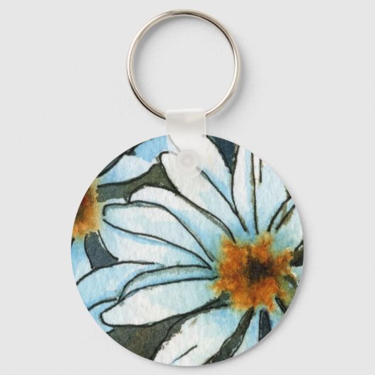 "Daisy 1" Floral Sleutelhanger (Voorkant)