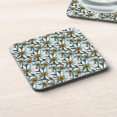 "Daisy #1 Getuige Pattern" Floral Onderzetter set (Linkerzijde)
