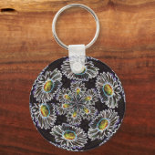 Daisy 1, Glow Kaleidoscoop, Sleutelhanger (Voorkant)