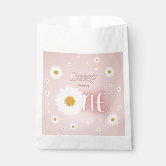 Daisy 1e verjaardag bedankzakje (Voorkant)
