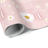 Daisy 1e verjaardag cadeaupapier (Rol Hoek)