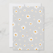 Daisy 1e verjaardag grijs kaart (Achterkant)