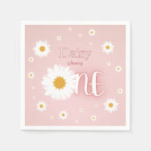 Daisy 1e verjaardag servet (Voorkant)