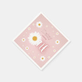 Daisy 1e verjaardag servet (Hoek)