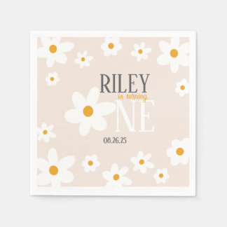 Daisy 1e verjaardag servet