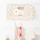 Daisy 1st Birthday Banner (Insitu)