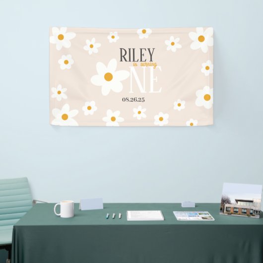 Daisy 1st Birthday Banner (Beurs)