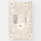 Daisy 1st Birthday Banner (Verticaal)