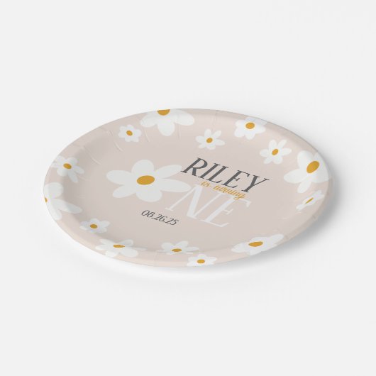 Daisy 1st Birthday Bord (Gekanteld)