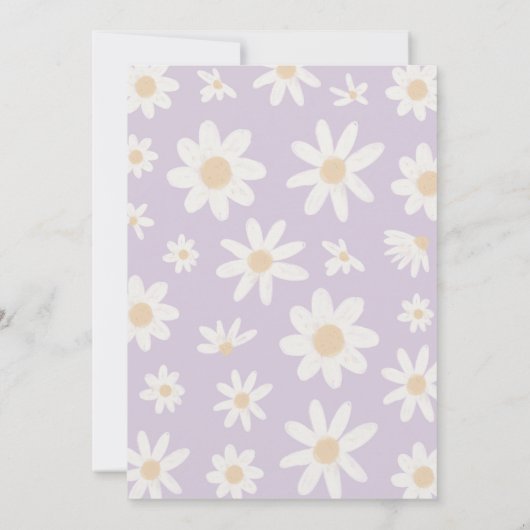 Daisy 1st Birthday is niet een geweldig feest Kaart (Achterkant)