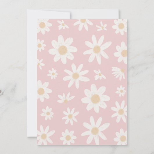 Daisy 1st Birthday is niet een geweldig feest Kaart (Achterkant)