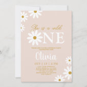 Daisy 1st Birthday Uitnodiging (Voorkant)