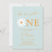 Daisy 1st Birthday Uitnodiging (Voorkant)